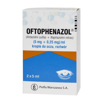 Oftophenazol, krople do oczu, 2 x 5 ml