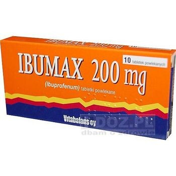 Ibumax, 200 mg, tabletki powlekane, 10 szt