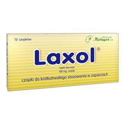 Laxol, 100 mg, czopki, 12 szt.
