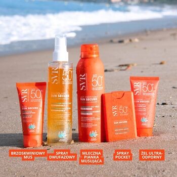 SVR Sun Secure Blur, bezzapachowy, krem-mus SPF50+, 50 ml