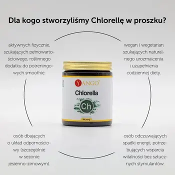 Yango Chlorella, proszek, 100 g
