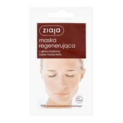 Ziaja, maska regenerująca z glinką brązową, 7 ml (saszetka)