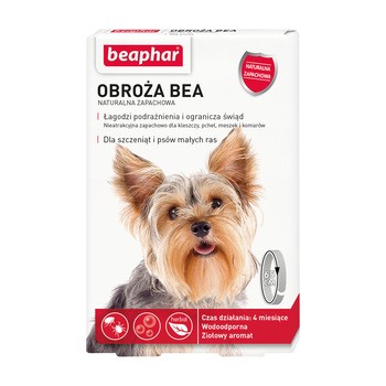 Beaphar, obroża BEA, naturalna, zapachowa, dla szczeniąt i psów małych ras, 1 szt.
