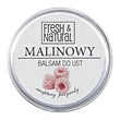 Fresh&Natural, malinowy balsam do ust, 15 ml