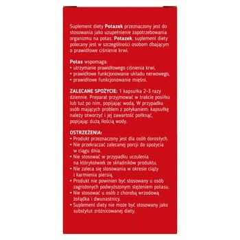 Potazek, kapsułki o przedłużonym uwalnianiu, 50 szt.