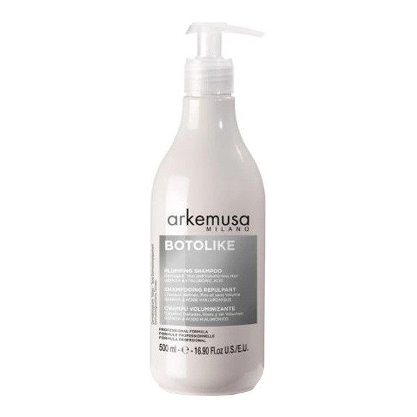 Arkemusa Arkemusa Milano Botolike Plumping, Shampoo strapaziert, fein und ohne Volumen, 500 ml — Inhaltsstoffe und Bewertung