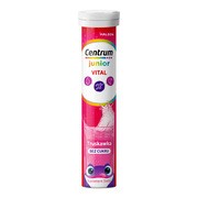 Centrum Vital Junior, tabletki musujące, smak truskawkowy, 20 szt. https://azcdn.doz.pl/image/d/product/f9d3e25c-scale-180x180.png