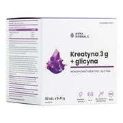 Aura Herbals Kreatyna 3 g + glicyna, saszetki z proszkiem, 30 szt. https://azcdn.doz.pl/image/d/product/102e665c-scale-180x180.png