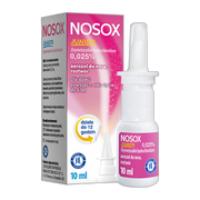 Nosox Junior, 0,025%, aerozol do nosa, 10 ml, butel.