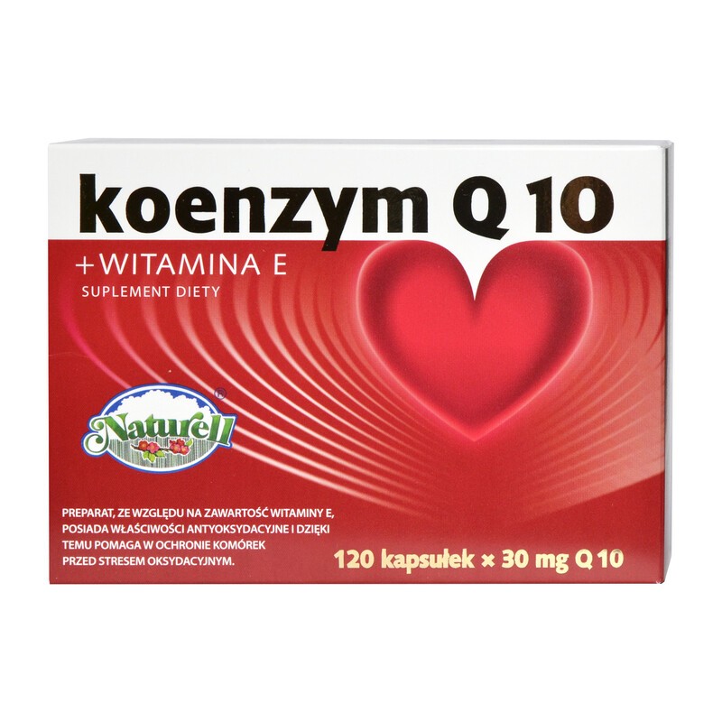Koenzym Q10 Doz Koenzym Q10, kapsułki + witamina E, 30 mg, 120 szt