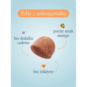 Health Labs AshwaMe Gummies, żelki, smak mango, 60 szt.