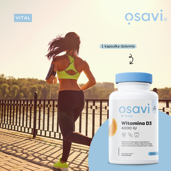 Osavi Witamina D3 4000 IU, kapsułki, 120 szt.