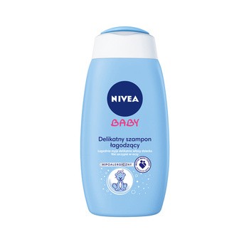 Nivea Baby, delikatny szampon łagodzący, 200 ml