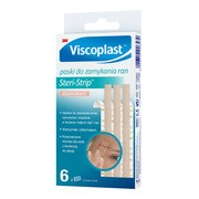 Viscoplast Steri-Strip, paski do zamykania ran, 6 mm x 75 mm, cieliste, 6 szt. https://azcdn.doz.pl/image/d/product/6c6d89e6-scale-180x180.png