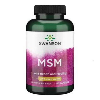 Swanson MSM 1000 mg, kapsułki, 120 szt.