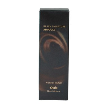 Ottie Black Signature, ampułka do twarzy ze śluzem ślimaka, 50 ml