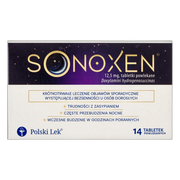 Sonoxen, 12,5 mg, tabletki powlekane, 14 szt.