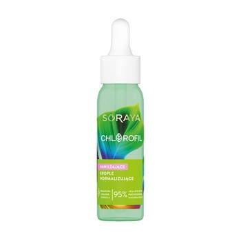 Soraya Chlorofil, nawilżające krople normalizujące, 30 ml