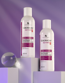 Seboradin Oily Hair, balsam, włosy przetłuszczające się i skłonne do wypadania, 200 ml