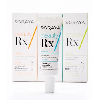 Soraya Beauty Rx, nawilżający krem kojący na dzień i na noc, 50 ml
