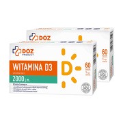 Zestaw 2 x DOZ Product Witamina D3 2000 j.m.        