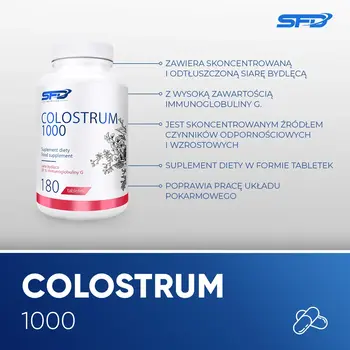 SFD Colostrum 1000, tabletki, 180 szt.