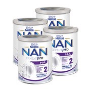 Zestaw 4x Nestle Nan Expertpro HA 2, mleko modyfikowane po 6 m-cu, proszek, 800 g