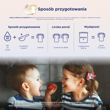 Bebilon PROfutura DUOBIOTIK 4, formuła na bazie mleka po 2. roku życia, proszek, 800 g