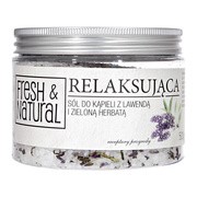 alt Fresh&Natural, relaksująca sól do kąpieli z lawendą i zieloną herbatą, 500 g