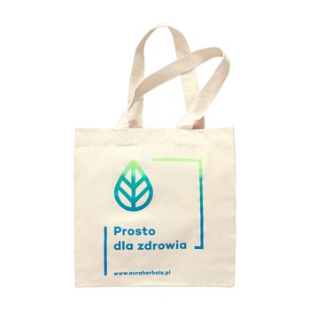 Torba bawełniana Aura Herbals "Prosto dla zdrowia"
