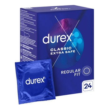 Durex Extra Safe, prezerwatywy, 24 szt.