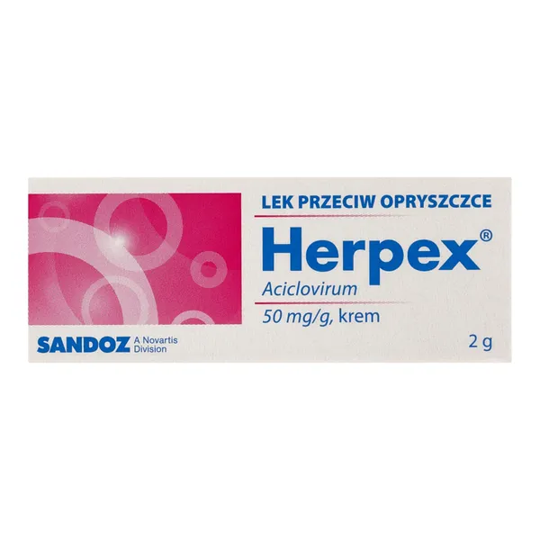 Herpex Acyklowir 50 mg/g krem 2 g [SANDOZ]