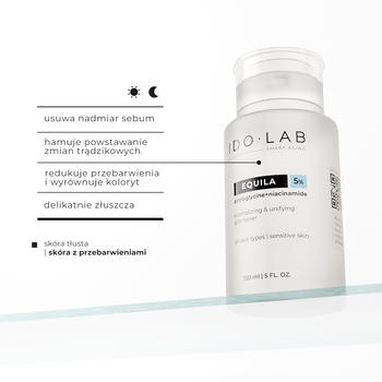 IDO LAB Equila, płyn normalizujący do skóry twarzy i ciała, 150 ml