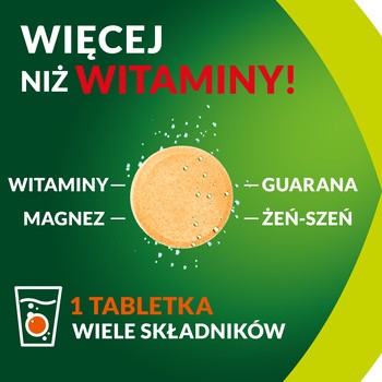 Vigor Up Fast, tabletki musujące o smaku pomarańczowym, 20 szt.