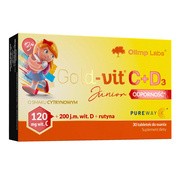 Olimp Gold-vit C+D3 Junior Odporność, tabletki do ssania, smak cytrynowy, 30 szt. https://azcdn.doz.pl/image/d/product/1c4732a9-scale-180x180.png