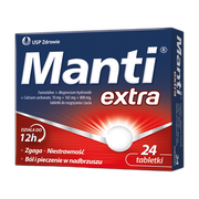 Manti Extra, tabletki do rozgryzania i żucia, 24 szt.