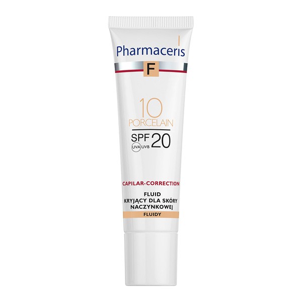 Pharmaceris Pharmaceris F, fluid kryjący dla skóry naczynkowej, Porcelain 10, 30 ml — Inhaltsstoffe i ocena