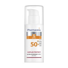 Pharmaceris S Capilar Protect, krem ochronny dla skóry naczynkowej i z trądzikiem różowatym SPF 50+, 50 ml