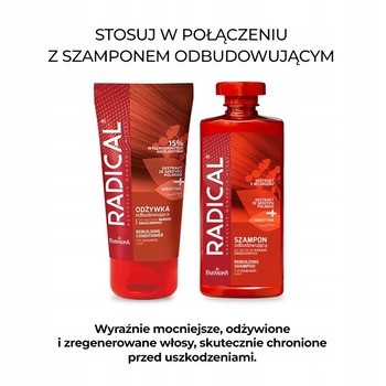 Farmona Radical, Odżywka odbudowująca do włosów bardzo zniszczonych, 150 ml