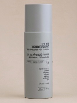 Nerds 12% AHA Liquid Exfoliant, tonik złuszczający z 10% kwasem glikolowym i 2% AHA z owoców, 100 ml