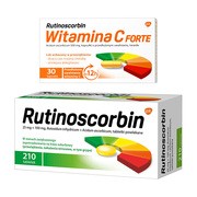 Zestaw Rutinoscorbin + Wit. C, tabletki + kapsułki