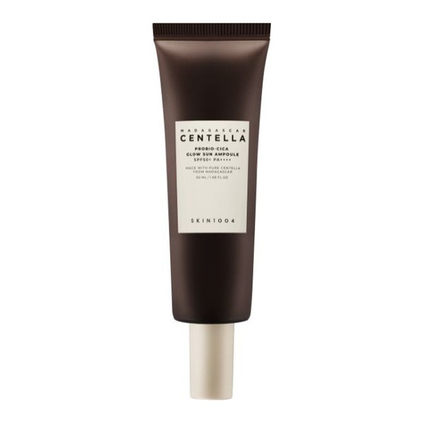 Skin1004 Probio-Cica, Glow Sun Ampoule SPF 50+ PA++++, tief feuchtigkeitsspendend Sonnencreme, 50 ml