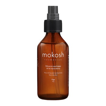 Mokosh odżywczo-nawilżający żel do mycia twarzy, figa, travel, 100 ml