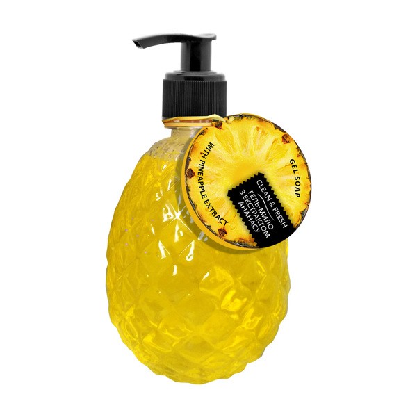 Aura Mydło z ekstraktem z ananasa, żelowe, 500 ml — Składniki i ocena