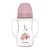 Canpol Babies Easy Start, Sleepy Koala, butelka szeroka antykolkowa ze świecącymi uchwytami, różowa, 240 ml, 1 szt.