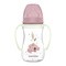 Canpol Babies Easy Start, Sleepy Koala, butelka szeroka antykolkowa ze świecącymi uchwytami, różowa, 240 ml, 1 szt.