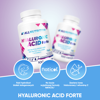 Allnutrition Hyaluronic Acid Forte, kapsułki, 100 szt.