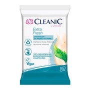 Cleanic Extra Fresh, chusteczki do higieny intymnej, 10 szt.