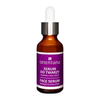 Orientana Bio, serum do twarzy, brahmi & kwas hialuronowy, 30 ml