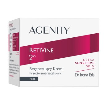 Agenity Retivine 2°, regenerujący krem przeciwzmarszczkowy na noc, 50 ml